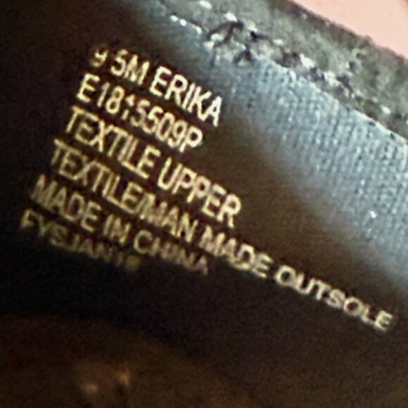 Esprit Erika Black Canvas Espadrille Flats Slip-On Size 9.5 - Picture 7 of 7